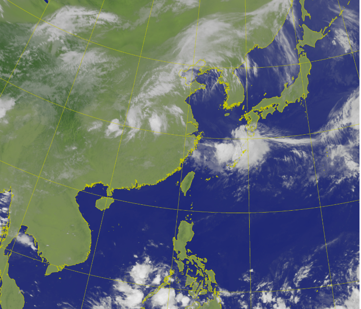 由於滯留鋒面北退，近日全台都在暖空氣內，白天「炙熱如盛夏」。 圖：取自氣象署