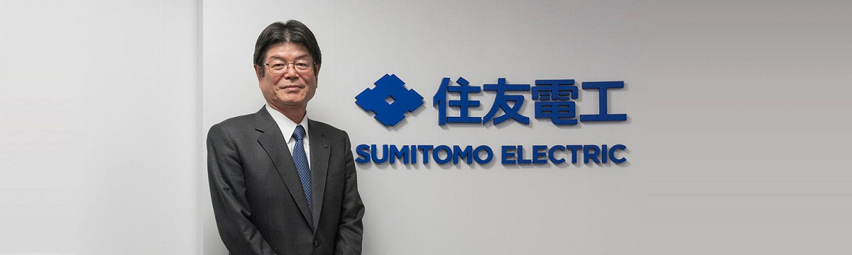 住友電氣工業社長井上治 圖：翻攝自該公司的Ｘ