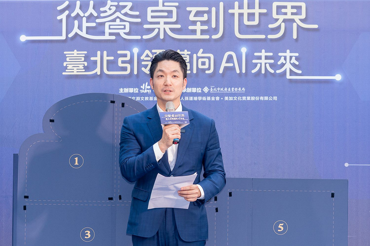 台北市長蔣萬安證實將出席27日輝達台灣員工大會，並與執行長黃仁勳碰頭。 圖：台北市政府/提供