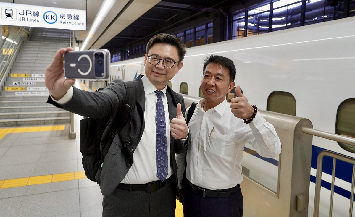 賴瑞隆(左)與許智傑(右)預計拜會日本國會重要友台人士、相關政策團隊並參訪產業。 圖：賴瑞隆服務處/提供