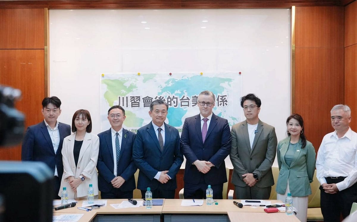 美智庫主席訪立院談台海安全 王定宇：向國際傳達台灣防衛決心