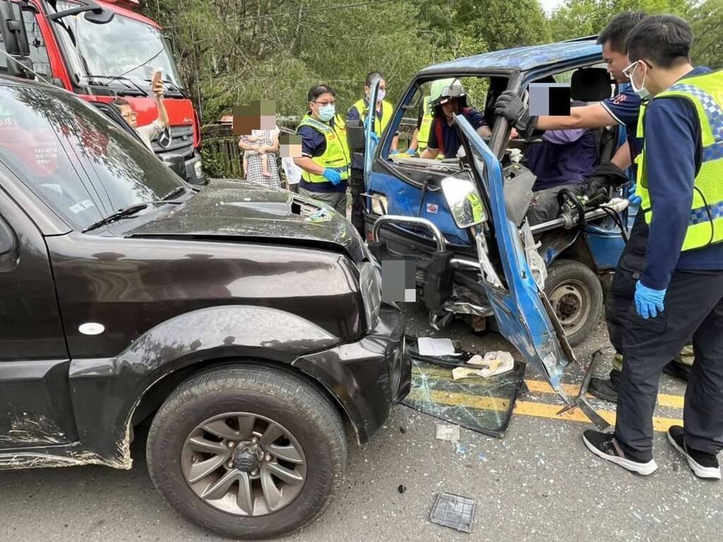 南投縣埔里鎮24日發生一起車禍，64歲陳姓肇事駕駛酒測值明顯超標，處理員警卻誤認陳男非現行犯而未隨案移送，引發爭議。埔里警分局25日對此表示，後續會追究相關人員疏失責任並加強員警法令教育。（民眾提供）中央社記者蕭博陽南投縣傳真　115年5月25日