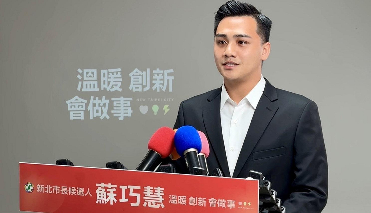 蘇巧慧競選辦公室發言人馬亨亨．夷將。 圖：蘇巧慧競選辦公室提供