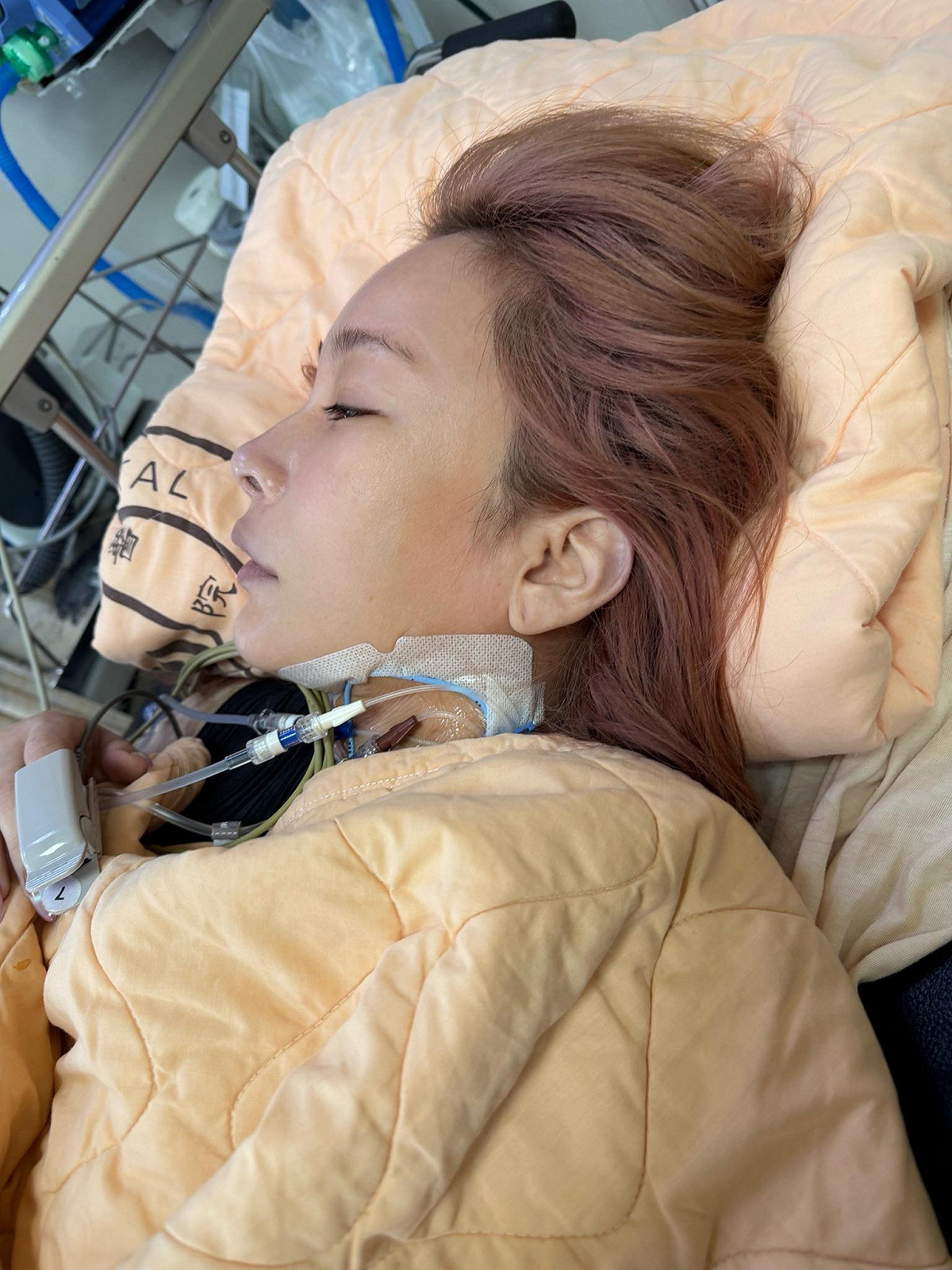 在經過15天的搶救後，今(26)日温嵐的經紀人透露，她的病況終於穩定下來，並且已轉入普通病房。 圖：翻攝自温嵐FB
