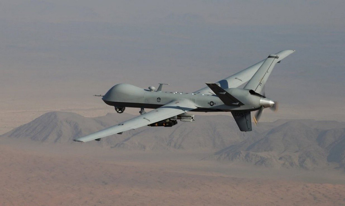 空軍向美國採購的 4 架 MQ-9B 高高空無人機首批機體已運抵台灣，目前由原廠通用原子系統公司與軍方共同進行組裝及測試，後續將擇期展開飛行測試。 圖：翻攝「X」@ongoing_world