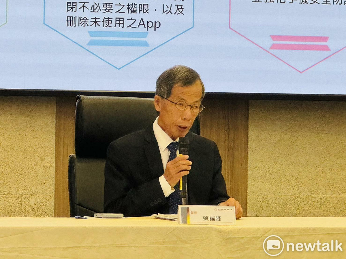 數位發展部資安署長蔡福隆。 圖：謝莉慧/攝