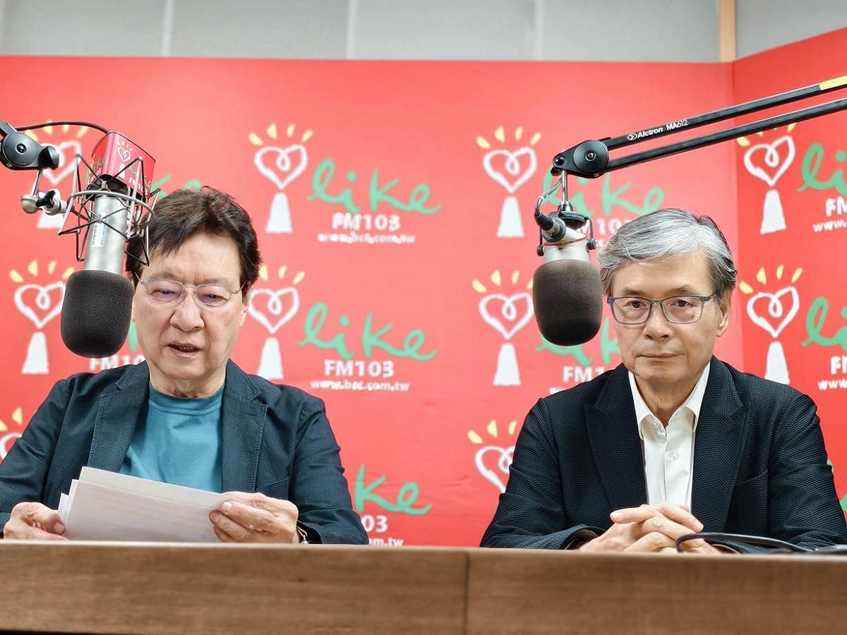 國安會前秘書長金溥聰接受趙少康專訪。 圖：中廣/提供