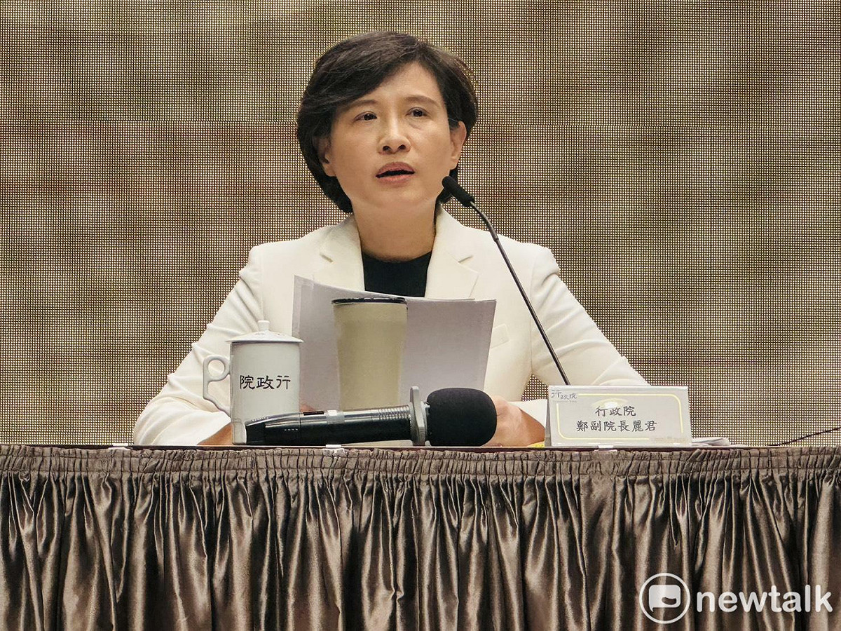 行政院台美經貿工作小組召集人、副院長鄭麗君表示，美方肯認我國在「台美對等貿易協定（ART）」中對強迫勞動貨品進口政策所作的承諾，因此，給予我國此項301調查稅率為10%且不疊加MFN稅率的相對優惠待遇，以及特別針對台灣的豁免清單。 圖：謝莉慧/攝（資料照片）