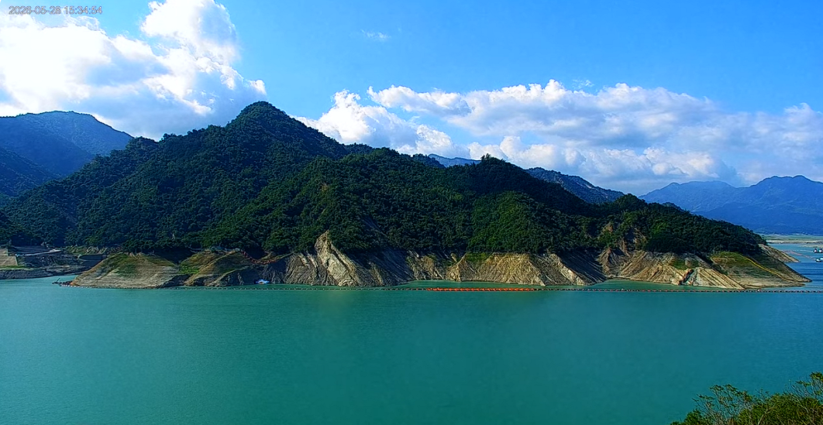 全台最大的曾文水庫，蓄水量剩10.4％。 圖：取自曾文水庫即時影像