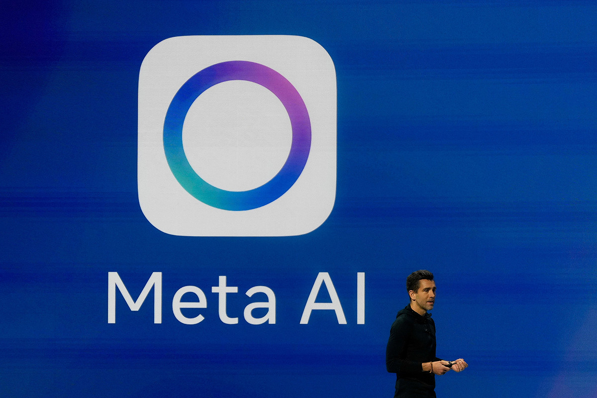 由美國科技巨頭Meta所開發之人工智能系統Meta AI，28日串接到旗下社群平台Threads，用戶只要在貼文前輸入「@meta.ai」，其就可透過AI方式回應用戶。 圖：達志影像/美聯社