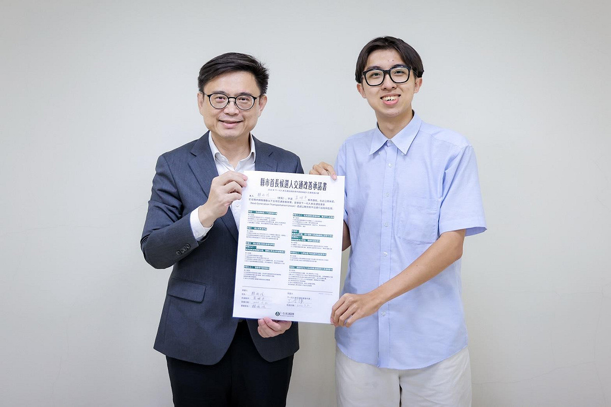 下一代人本交通促進會昨（30）日拜會民進黨立委、2026 高雄市長候選人賴瑞隆。 圖：下一代人本交通促進會 提供