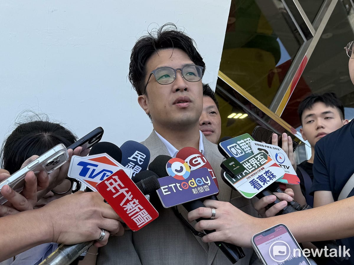 民進黨台北市長參選人沈伯洋。 圖：周煊惠 ／ 攝
