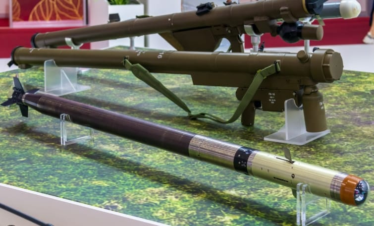 中國製 F-N6 ( 飛弩-6 ) 紅外線尋標肩射式防空飛彈（MANPADS)。 圖 : 翻攝自維基百科
