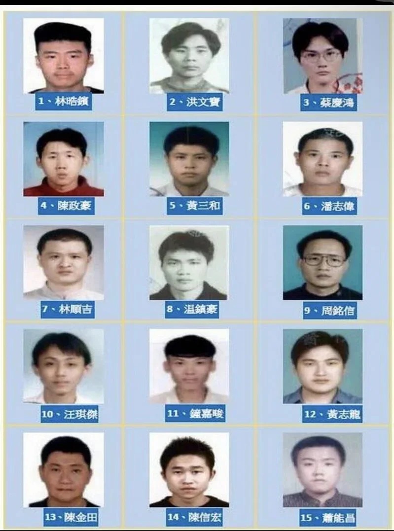 彰化縣警局在官網公布22名毒駕、酒駕累犯的姓名及照片。 圖：警方提供