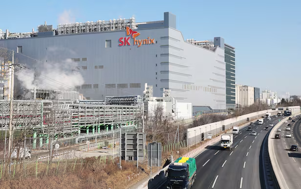 韓國SK海力士（SK hynix）半導體工廠。資料圖，非當事工廠。 圖：翻攝「X」@WOLF_Financial