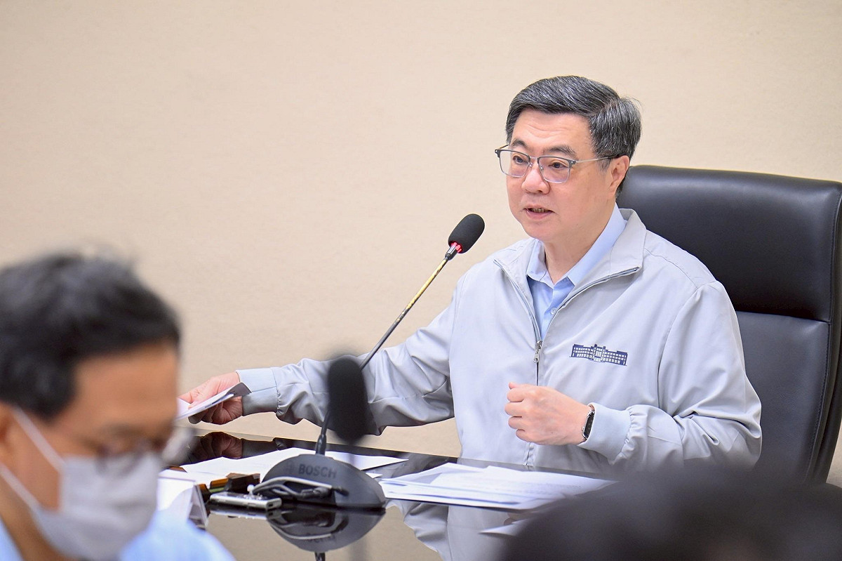 行政院長卓榮泰今（1）日主持「因應中東衝突民生安定專案會議」。 圖：行政院提供