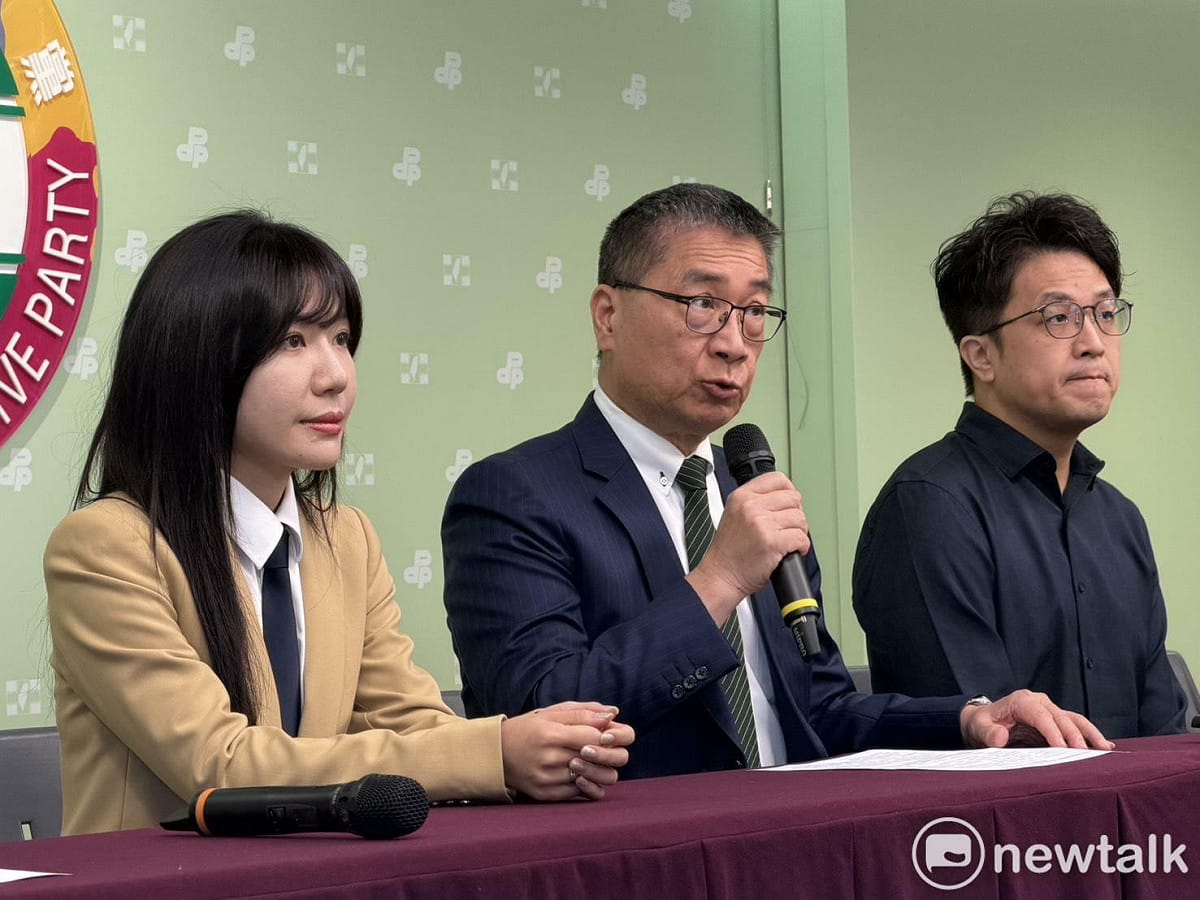 民進黨秘書長徐國勇批評網友不正當連結。 圖：高逸帆／攝