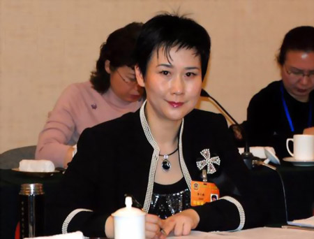 前國務院總理李鵬的女兒李小琳，目前是大唐集團公司副總經理。 圖：翻攝自中國政協新聞網