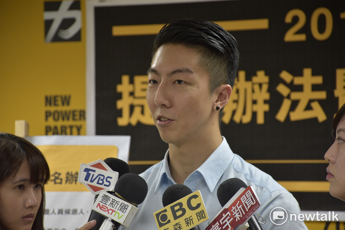 時力發言人吳崢。 圖：新頭殼資料照片