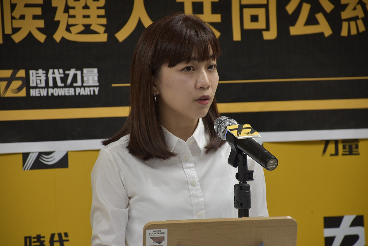 時代力量今日公布2018縣市議員選舉辦法，時力發言人林穎孟擔任主持人。 圖：黃韋銓/攝