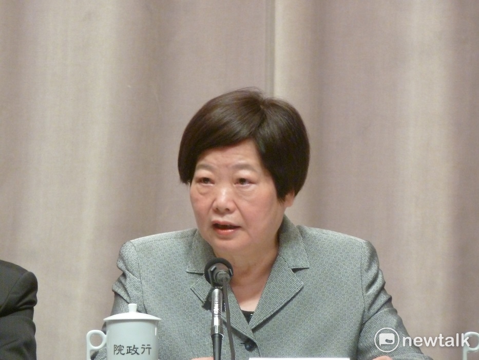 勞動部長林美珠今（9）天在記者會中表示，勞基法再度修法是為了給雇主和勞工更多彈性。 圖：謝莉慧/攝