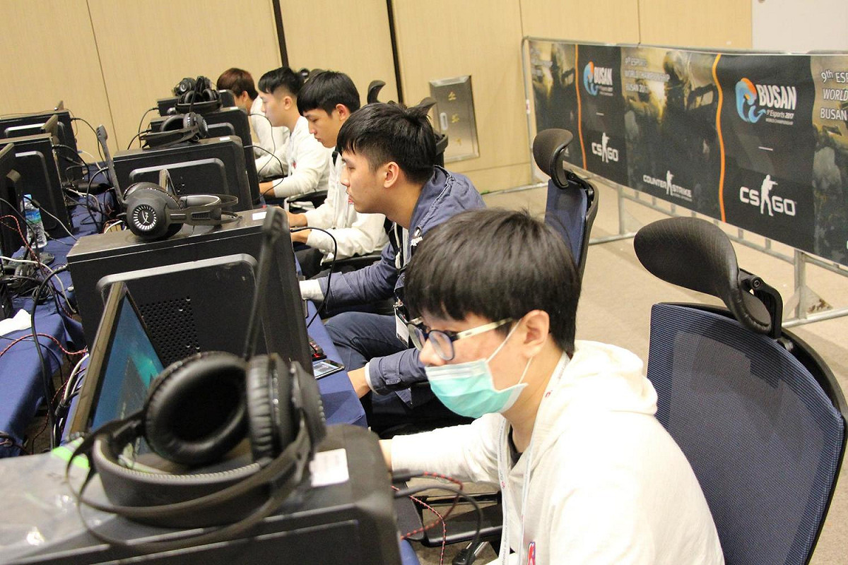 《CS:GO》的方面由城市科技大學的戰隊「北城蒼鷹」代表。 圖：翻攝自 CTESA 中華民國電子競技運動協會 臉書專頁