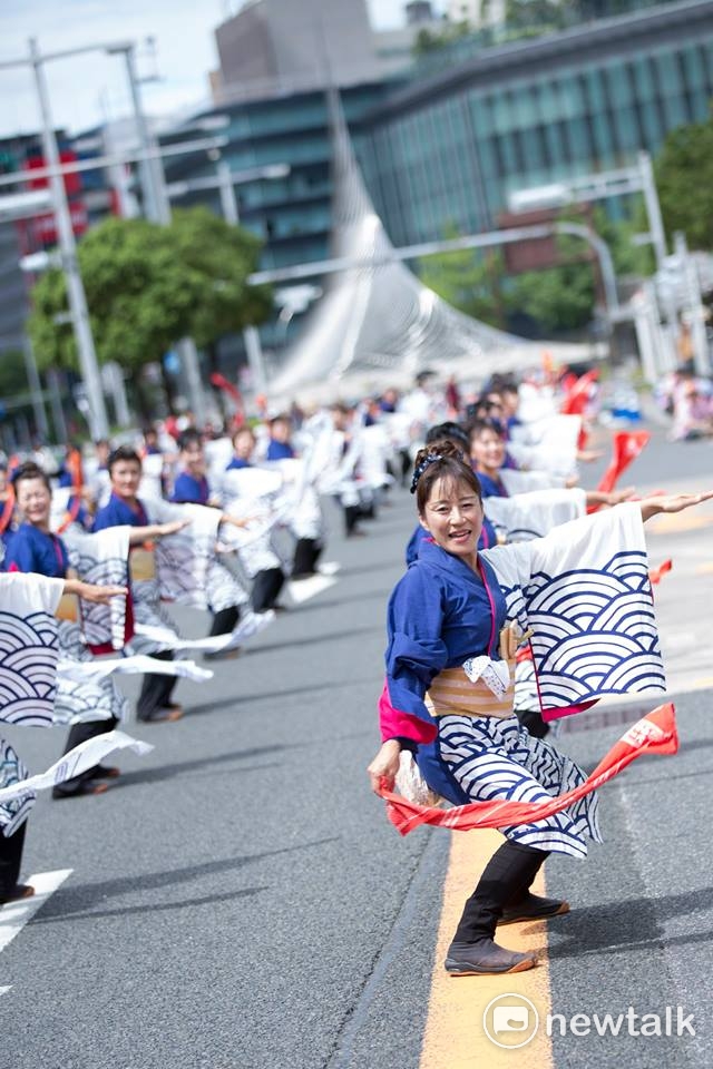 日本岐阜縣瑞浪市的「バサラ瑞浪」隊去年來台參加台中國際踩舞祭，今年依舊迫不及待，要來參加2017台中國際踩舞祭 圖:台中市觀旅局提供