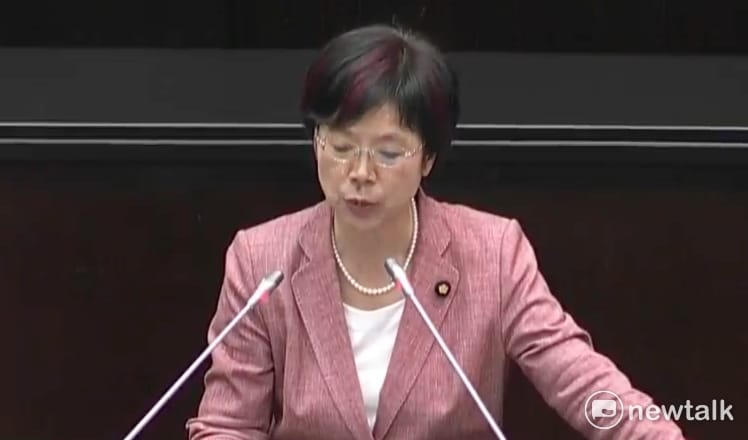 尤美女表示，今天通過的《政黨法》作為改革的火車頭，具有指標作用。 圖：翻攝IVOD