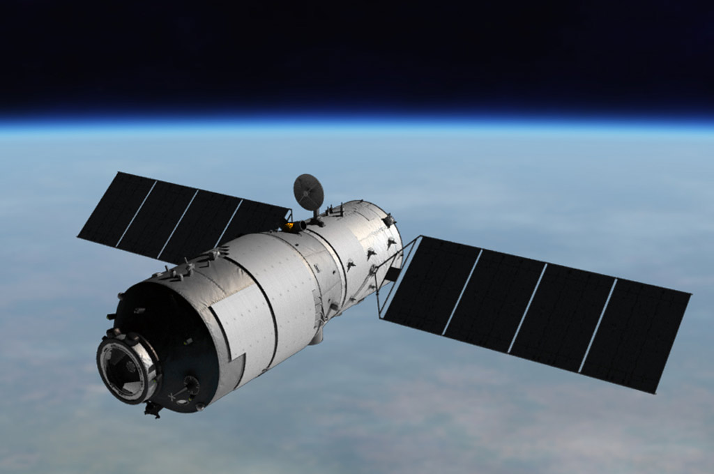 中國科學家表示已有多次遙控衛星墜落經驗，將能精準墜海，不會造成危險。 圖：翻攝天宮一號官方網站