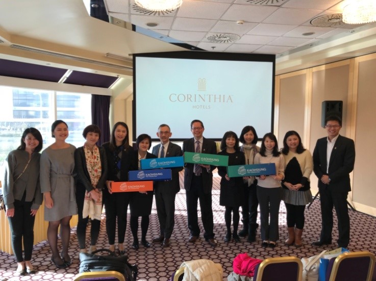 競標國際會議協會（ICCA） 2020 年會主辦權，台灣高雄在與日本橫濱及哥倫比亞卡塔赫那這二個強勁的對手中脫穎而出。 圖：高雄市經發局／提供