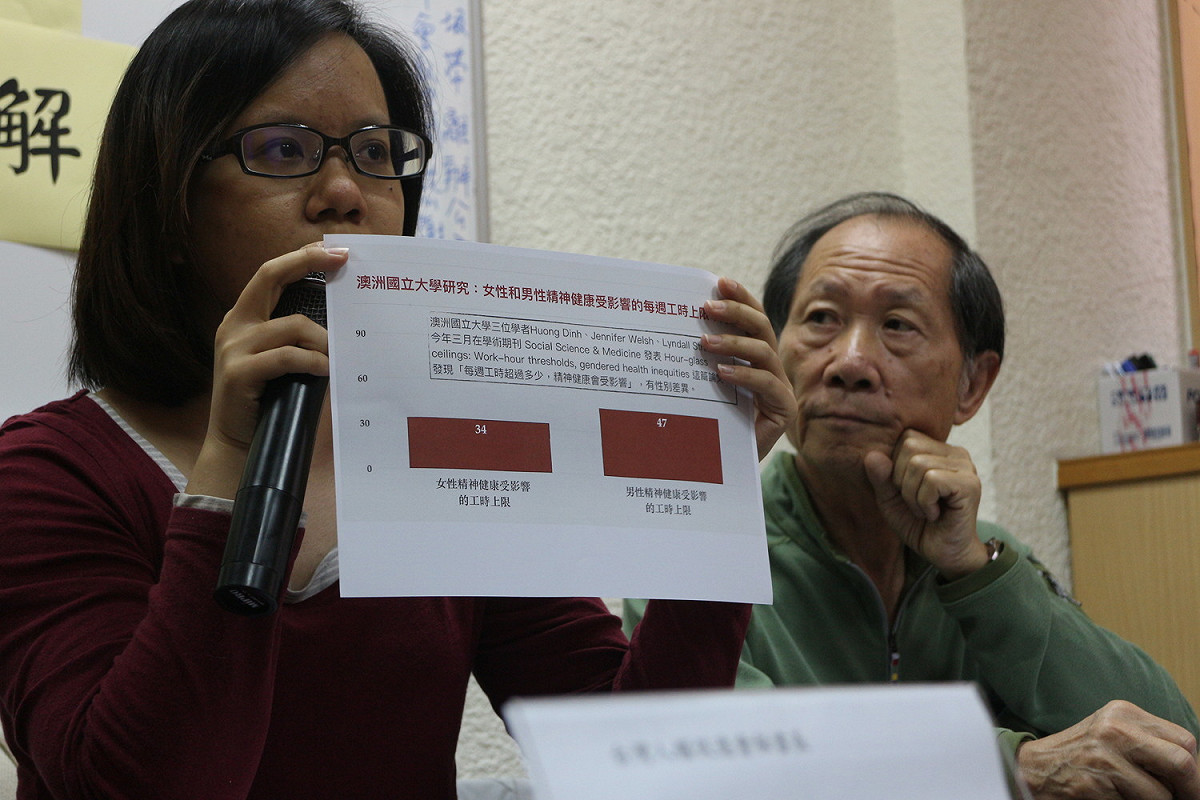 高教工會提出3點訴求，包括政府應立即撤回《勞基法》修法草案。第二，政府應立即提出完整之政策、預算、具體配套，促使既有《勞基法》相關規範有效落實於全體勞工。最後，政府應優先提出足以降低勞工工時、增加勞工工資之修法草案與相關政策，以合乎社會正義。 圖：台灣高等教育產業工會提供