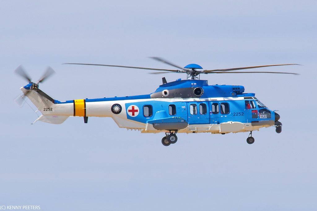 空軍救護隊在○八年到一一年耗資近三十八億元購入「EC225」全天候救護直升機。 圖 : 翻攝自MDC第二論壇