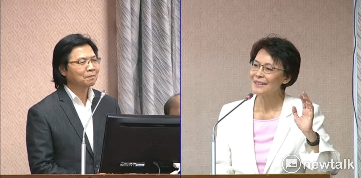 國民黨立委黃昭順昨在內政委員會質詢時，因不滿內政部長葉俊榮不清楚宜蘭農舍問題，脫口而出怒嗆葉俊榮，「你是視障還是耳障」。 圖：翻拍自立法院直播