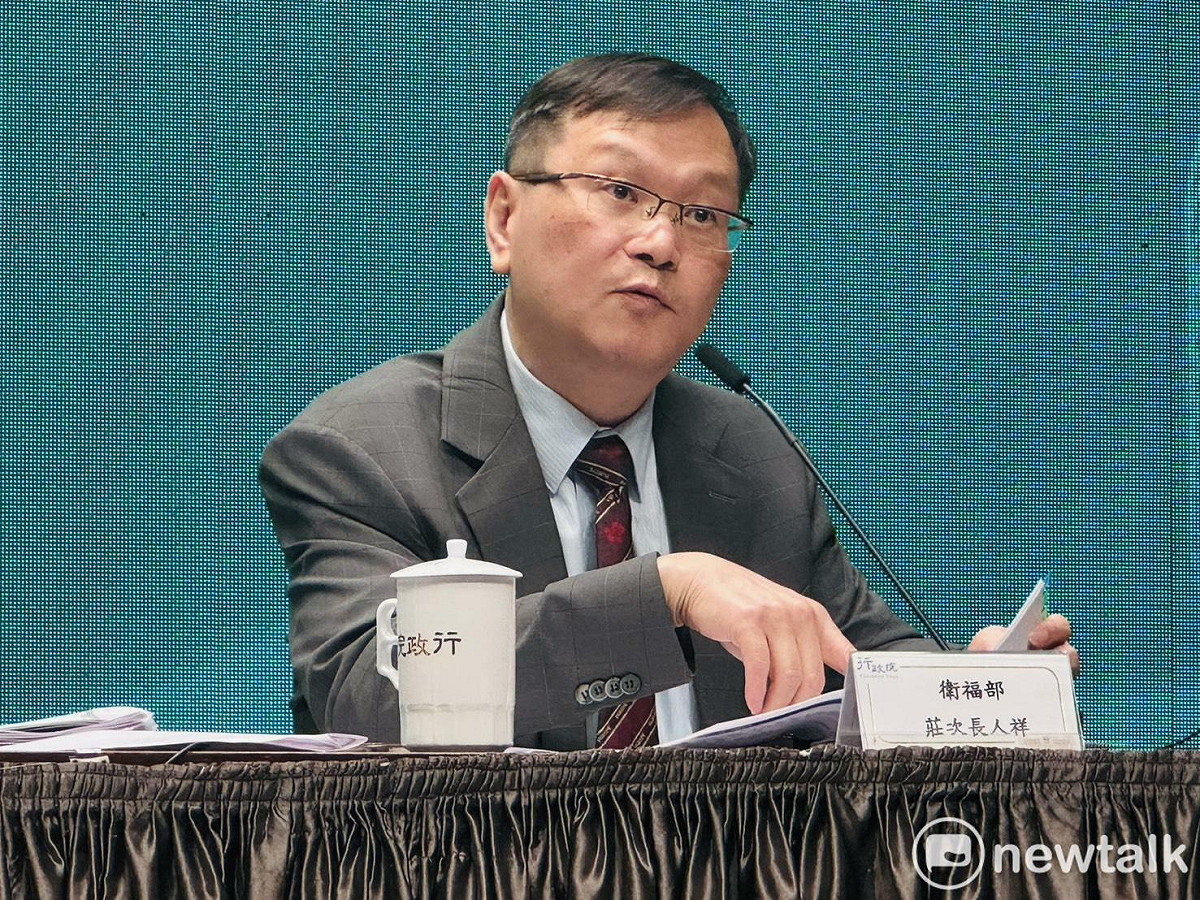 衛生福利部次長莊人祥。 圖：謝莉慧/攝