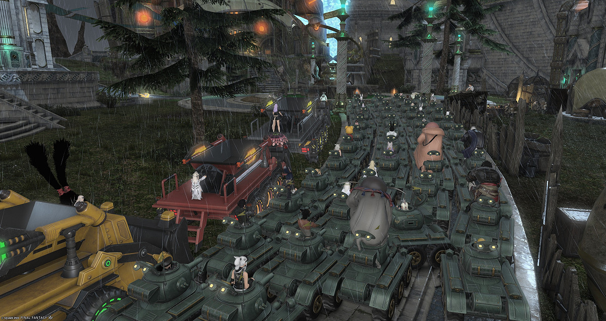 FF14國際伺服器的六四紀念活動畫面。 圖：翻攝自hungyoo Threads