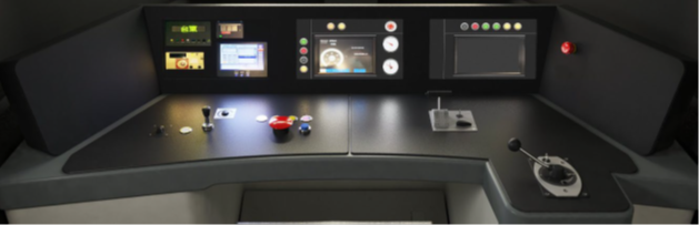 EMU3000型駕駛台。 圖：台鐵公司／提供