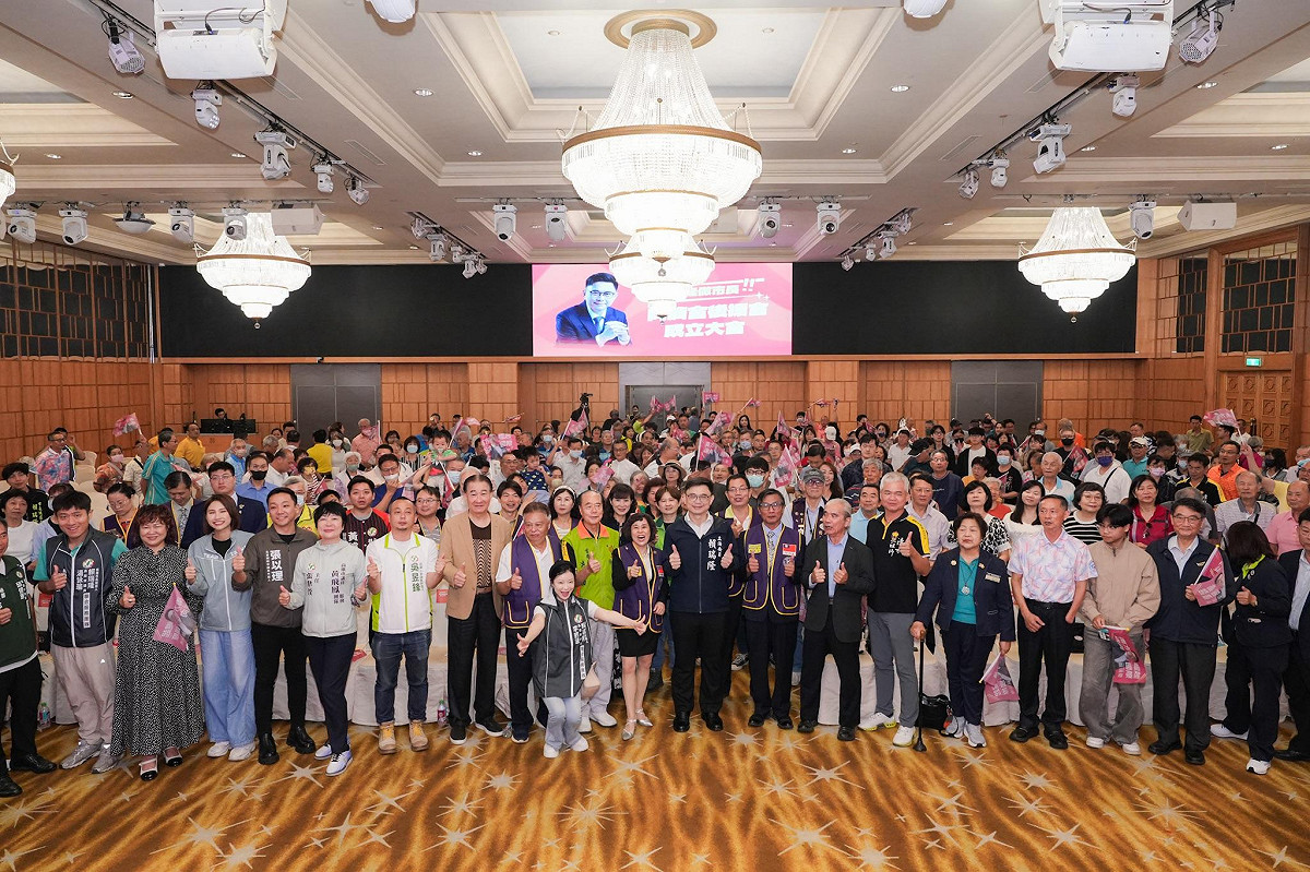 賴瑞隆國際同濟會高屏區後援總會正式啟動。 圖：賴瑞隆服務處/提供