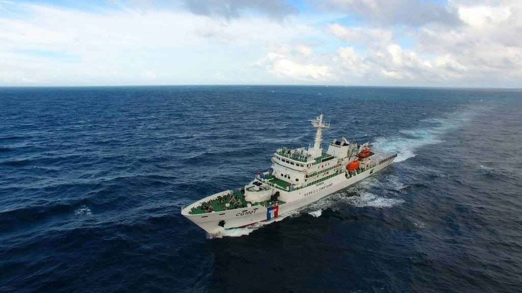 圖為彰化艦。（海巡署提供）