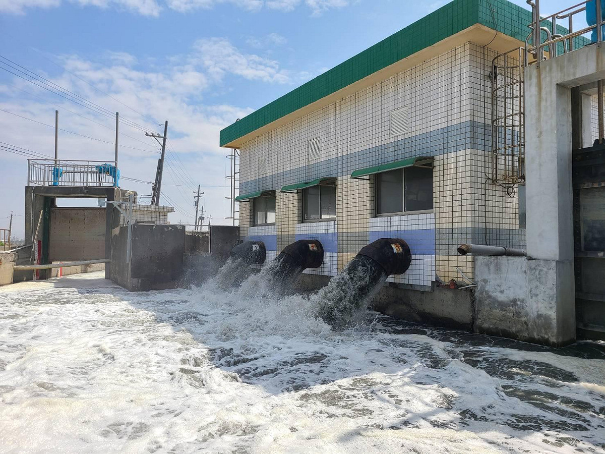 高雄全市抽水站均已完成整備及功能測試。 圖：高雄市水利局/提供