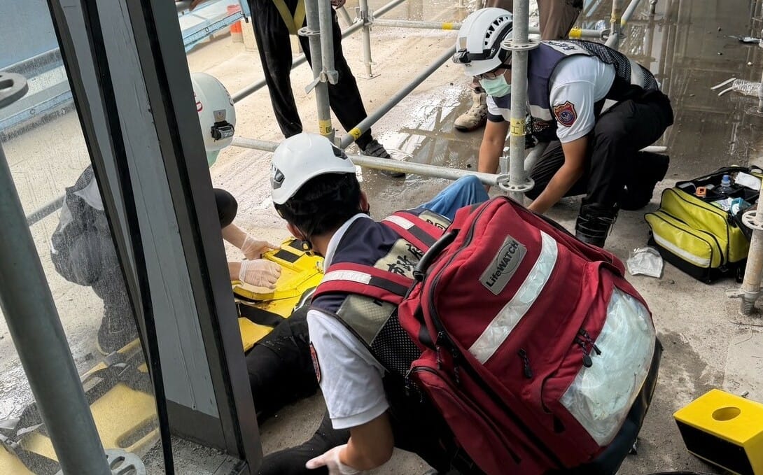高市新建工程勞工墜落事故 工務局依法勒令停工並裁罰