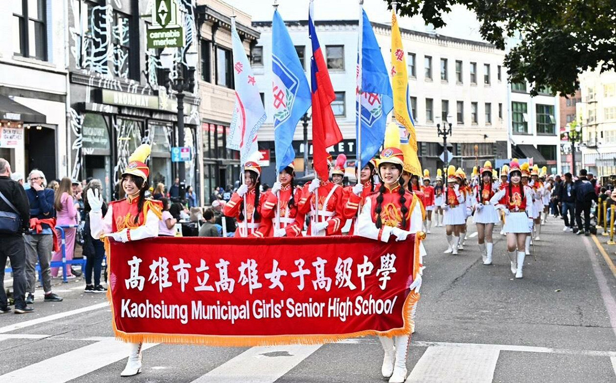 高雄府會攜手出訪38年姐妹市 雄女樂儀隊首登波特蘭玫瑰節