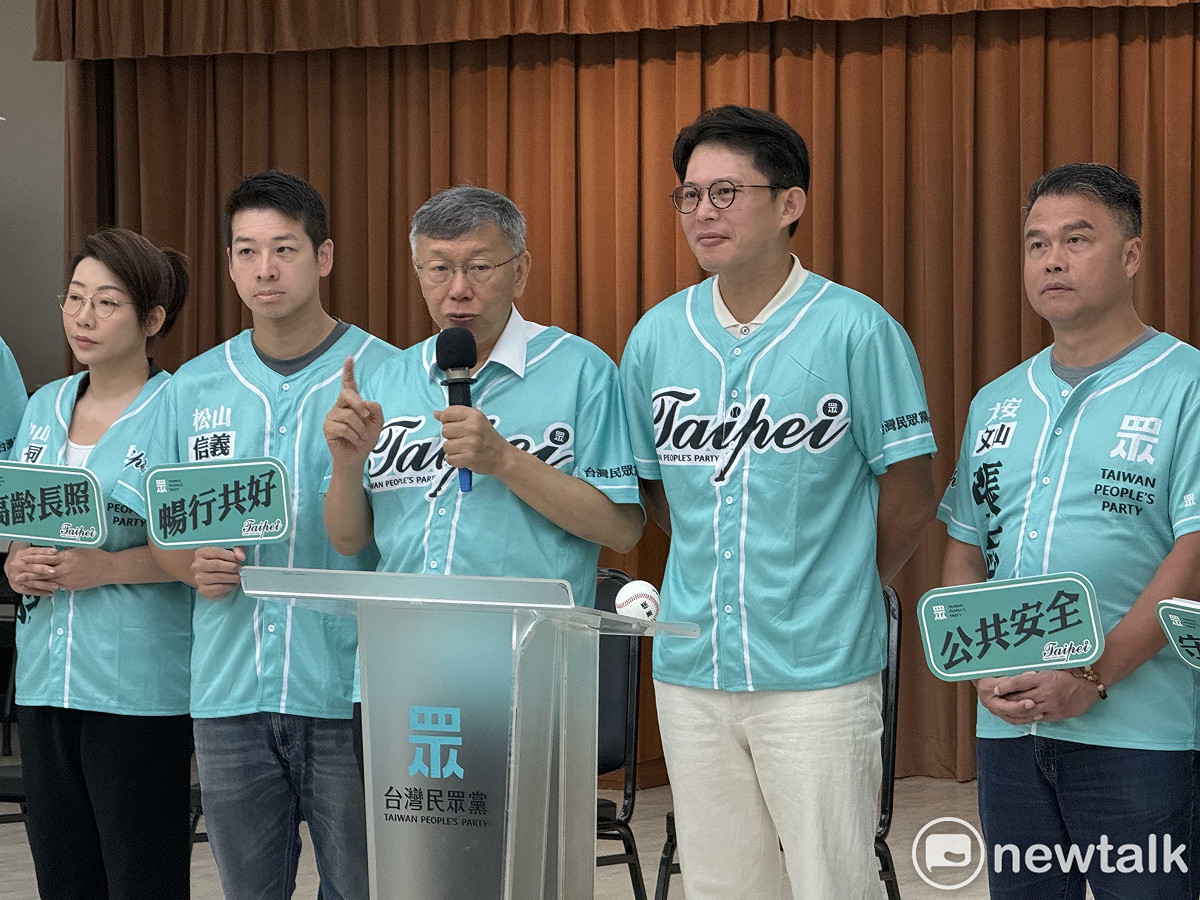 民眾黨創黨主席柯文哲。 圖：周煊惠 / 攝