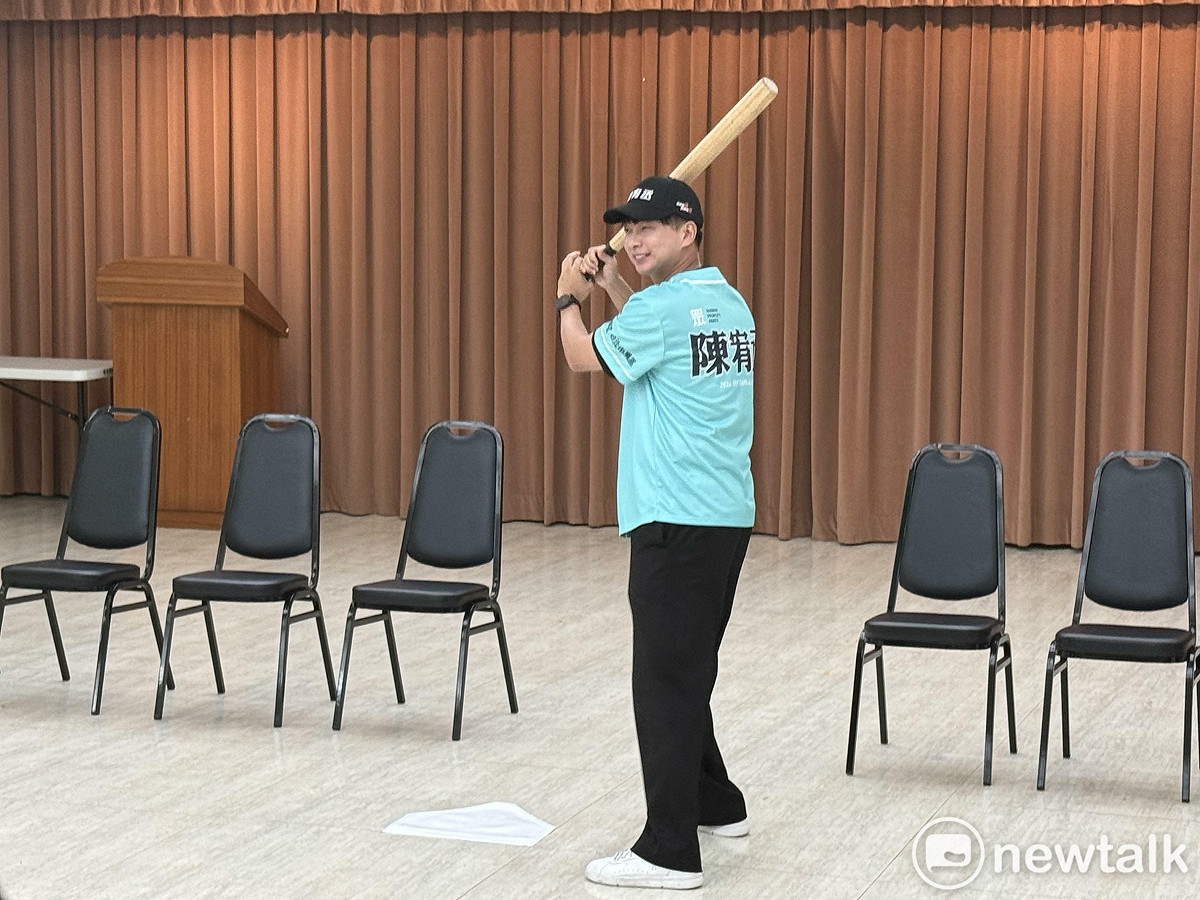 民眾黨台北市南港內湖區議員陳宥丞。 圖：周煊惠 / 攝
