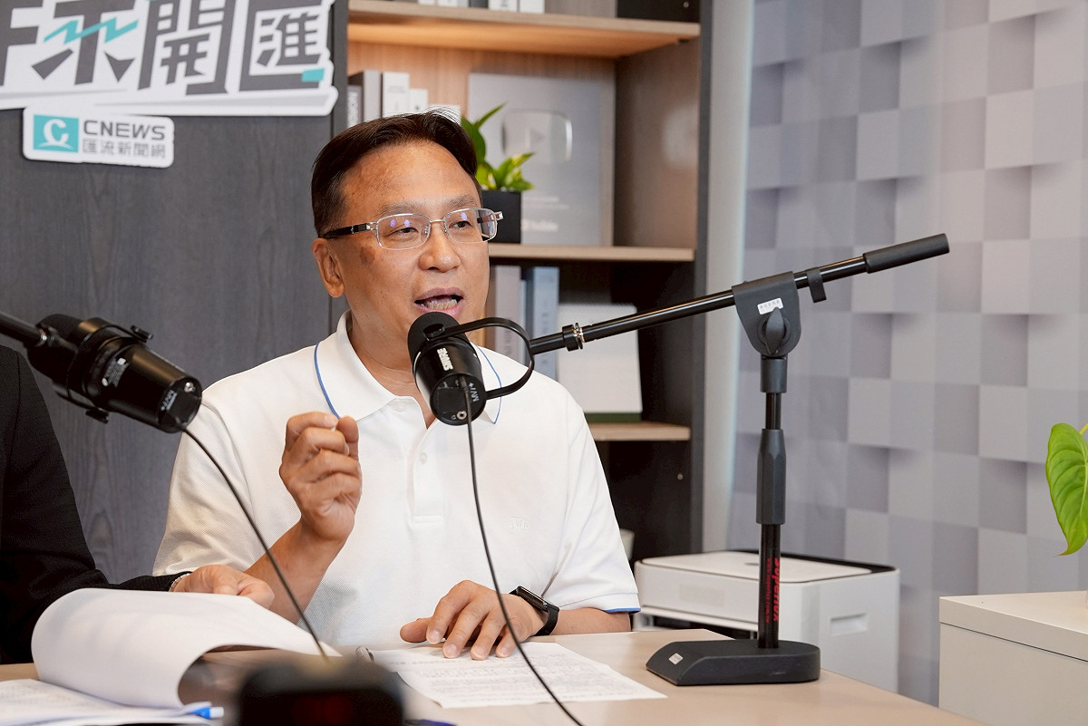 國民黨彰化縣長參選人魏平政接受政論直播節目《中午來開匯》主持人黃光芹專訪。 圖：《CNEWS匯流新聞網》/提供