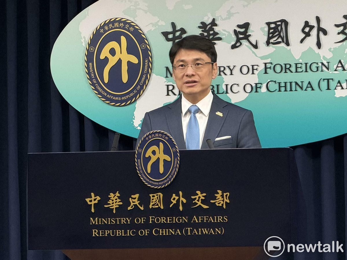 外交部發言人蕭光偉說，維護台海和平穩定現狀已是國際共識。 圖：高逸帆／攝