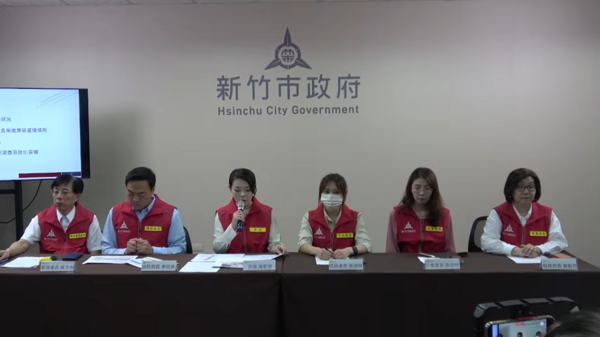 新竹市長高虹安說明氣爆調查狀況。 圖：翻攝自高虹安YouTube