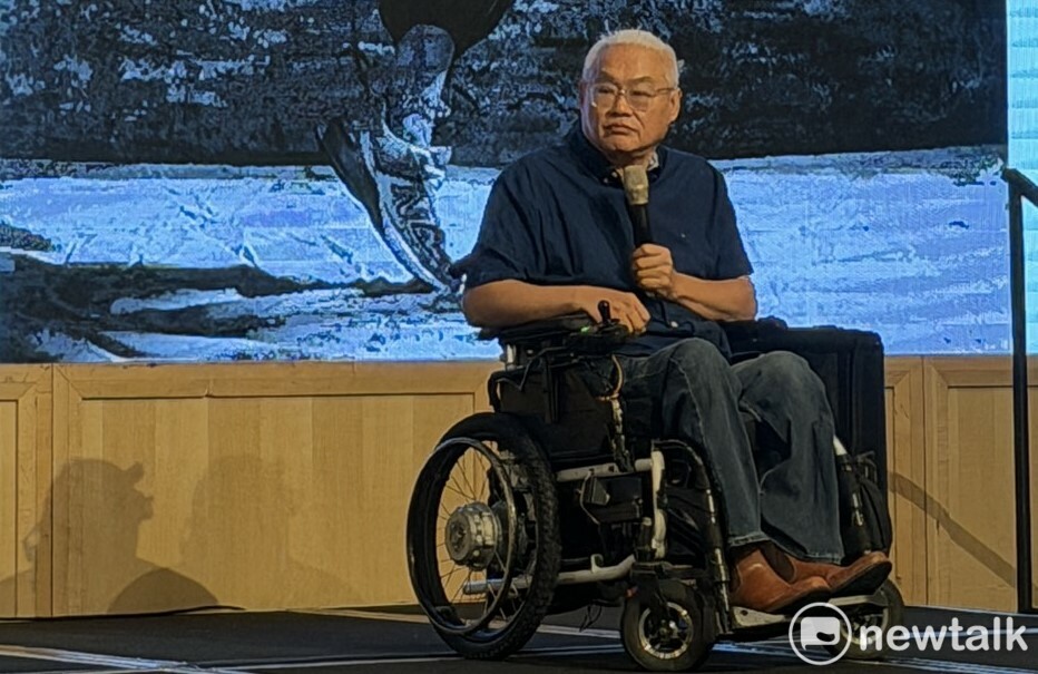 廣告界知名創意鬼才范可欽應邀發表講座。 圖：孫家銘攝