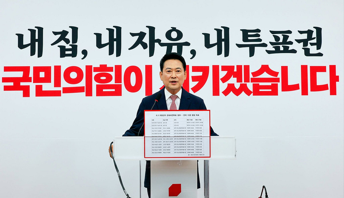 國民力量黨魁張東赫。 圖：翻攝自張東赫臉書