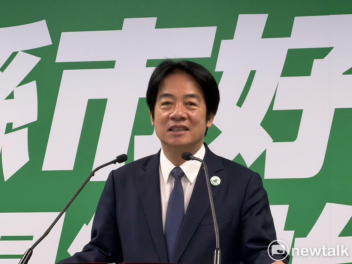 總統暨民進黨主席賴清德喊話藍白快審總預算。 圖：高逸帆／攝