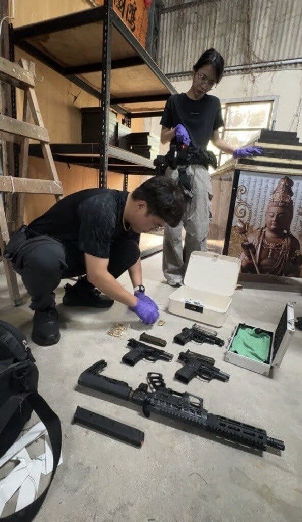 台南警新化及安南區起出6把長短槍 拘提2人送辦